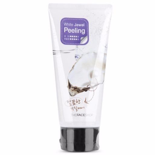 Tẩy da chết / the face shop /tẩy da chết ngọc trai - white jewel peelingthe face shop smart peeling 120ml