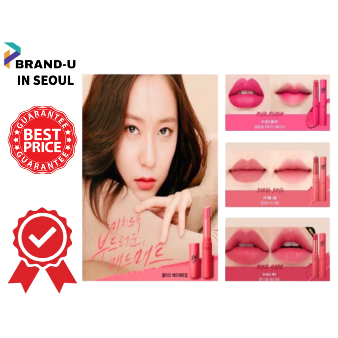 [ Hàng mới về ] Son thỏi lì Clio Mad Matte Lips chính hãng