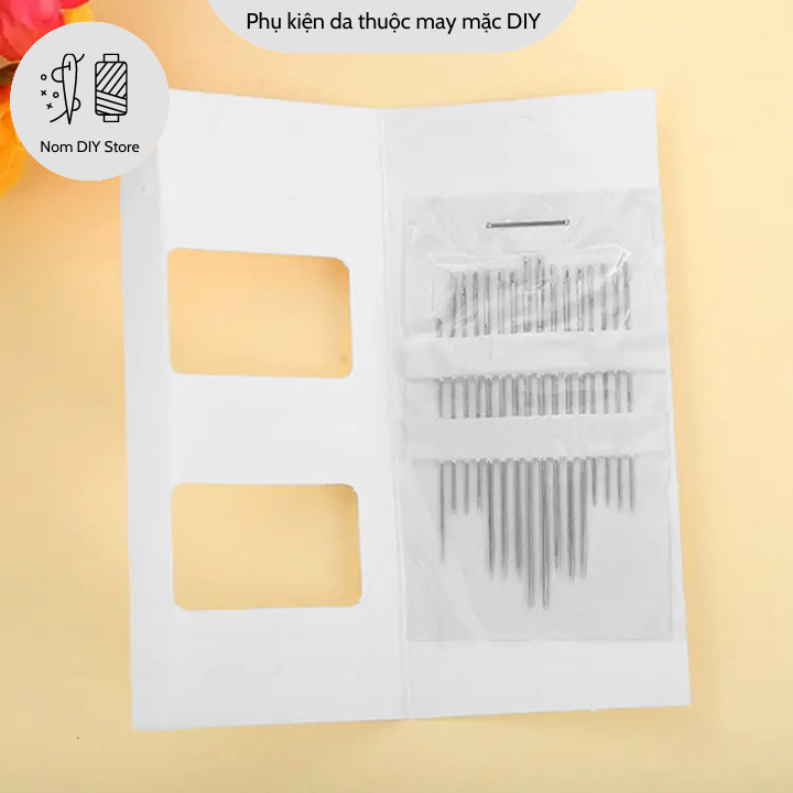 Set 16 Kim May Khâu Thêu Vá Đui Vàng Dụng Cụ May Vá Thuê Thủ Công Handmade DIY