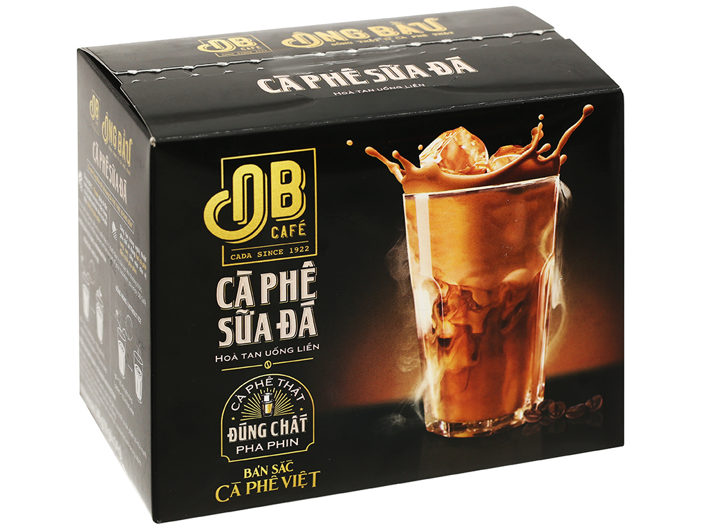Cà phê sữa đá Ông Bầu hộp 240g (10 gói * 24g)