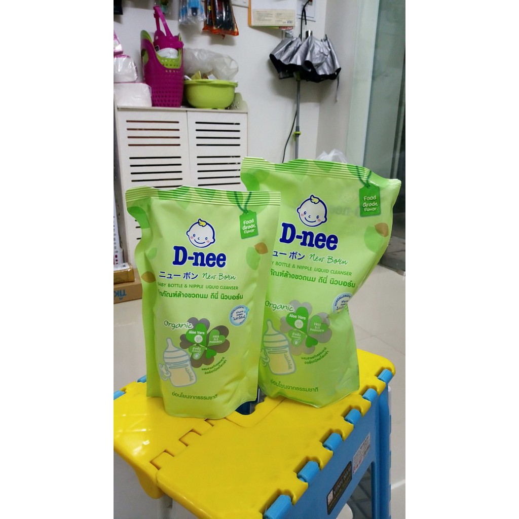 Túi Rửa bình sữa Dnee cho bé 600ml