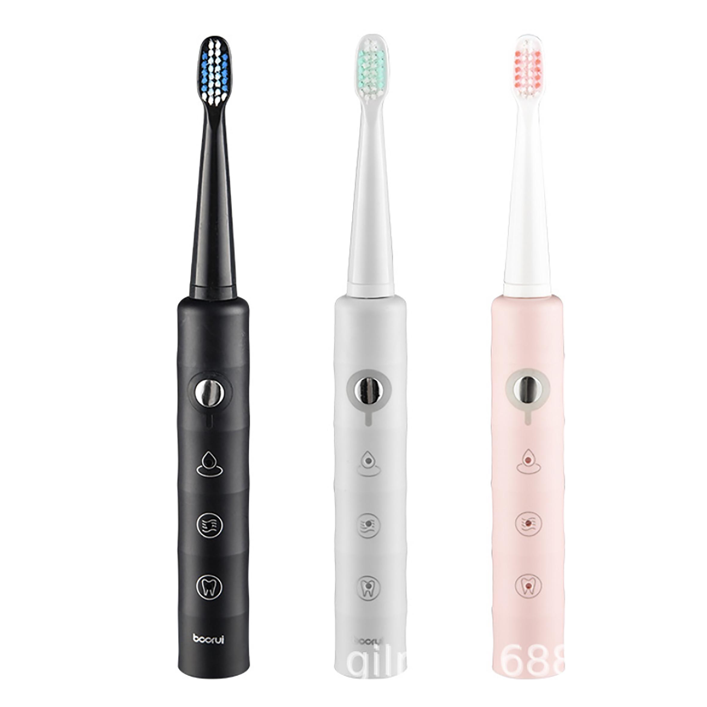 Bàn Chải Điện Sonic Boorui ( Tặng Kèm 3 Đầu Bàn Chải)