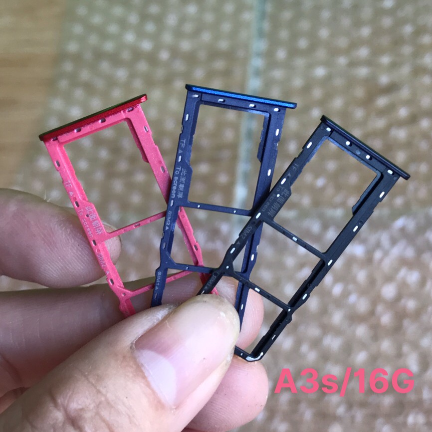 Khay sim Oppo A3s 16G ( lỗ trọc sim dưới)