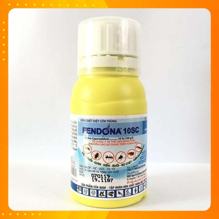FENDONA 10SC 50ML BASF CHÍNH HÃNG – DIỆT MUỖI, KIẾN, GIÁN, RUỒI, BỌ CHÉT HIỆU QUẢ KÉO DÀI