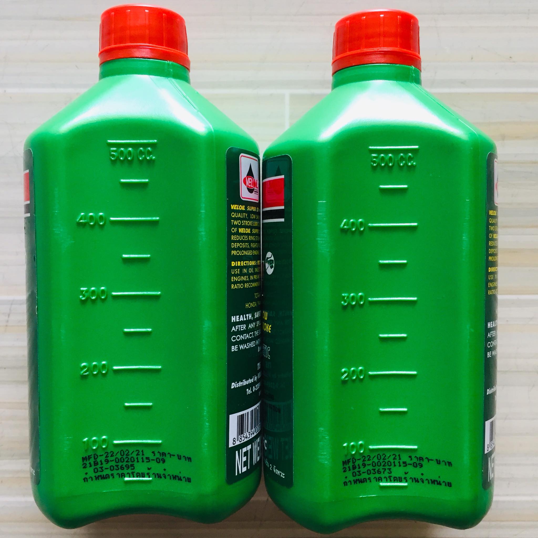 COMBO 2 CHAI NHỚT THƠM THÁI LAN XE 2T 500ML