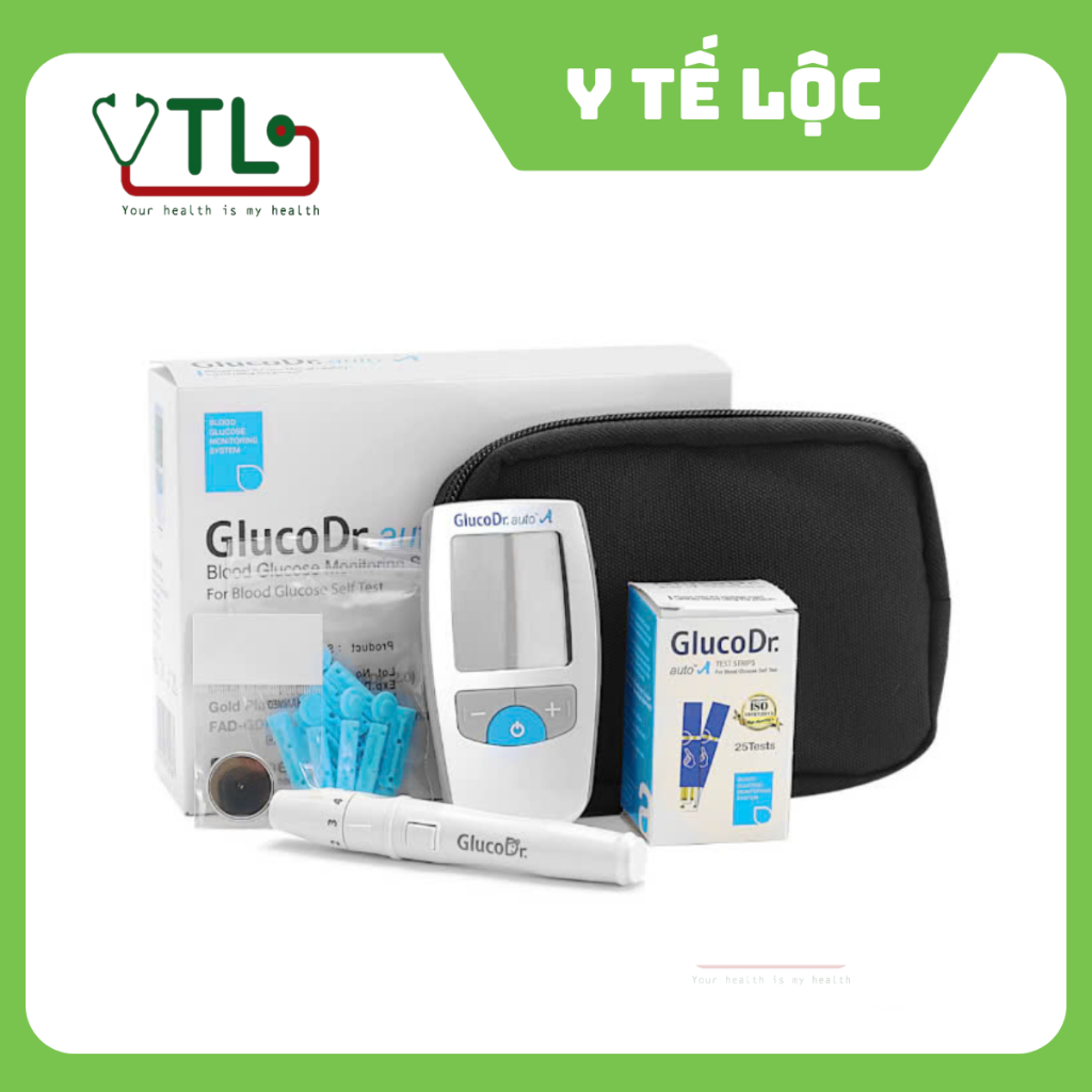 Máy đo đường huyết Gluco Dr Auto AGM 4000 (sản xuất tại Hàn Quốc BH trọn đời)