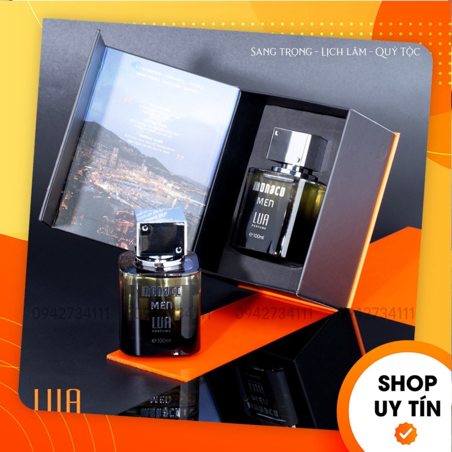 [Chính Hãng] Nước Hoa Nam Monaco Men 100ml Lua Perfume