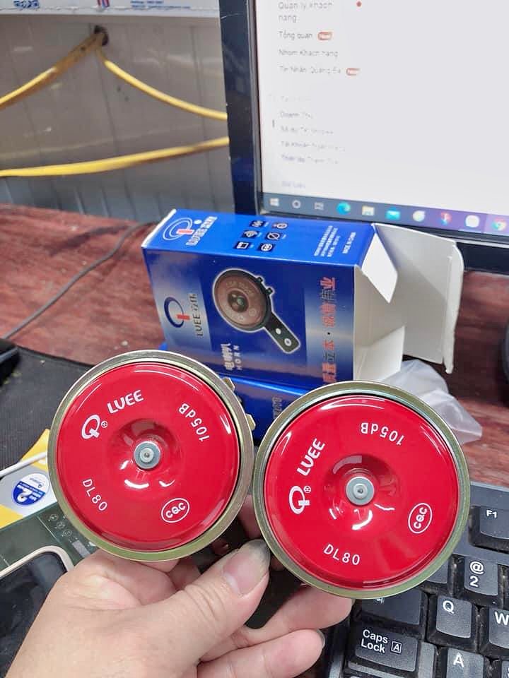 Còi Xe máy & Xe Điện 12V & 48V ( còi đỏ )