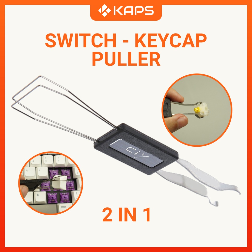 Switch puller, Keycap puller 2in1, dụng cụ tháo switch, dụng cụ tháo keycap bàn phím cơ