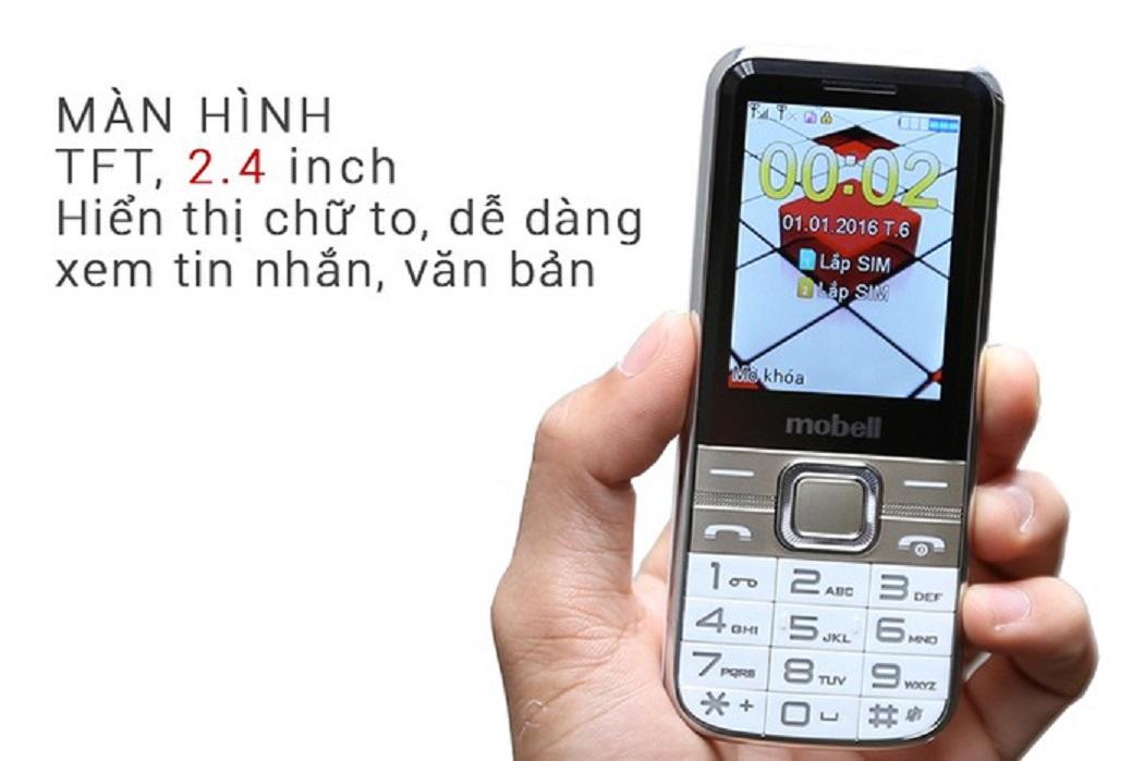 Điện thoại Mobell M389 2 sim mới Fullbox Bảo hành 12 tháng