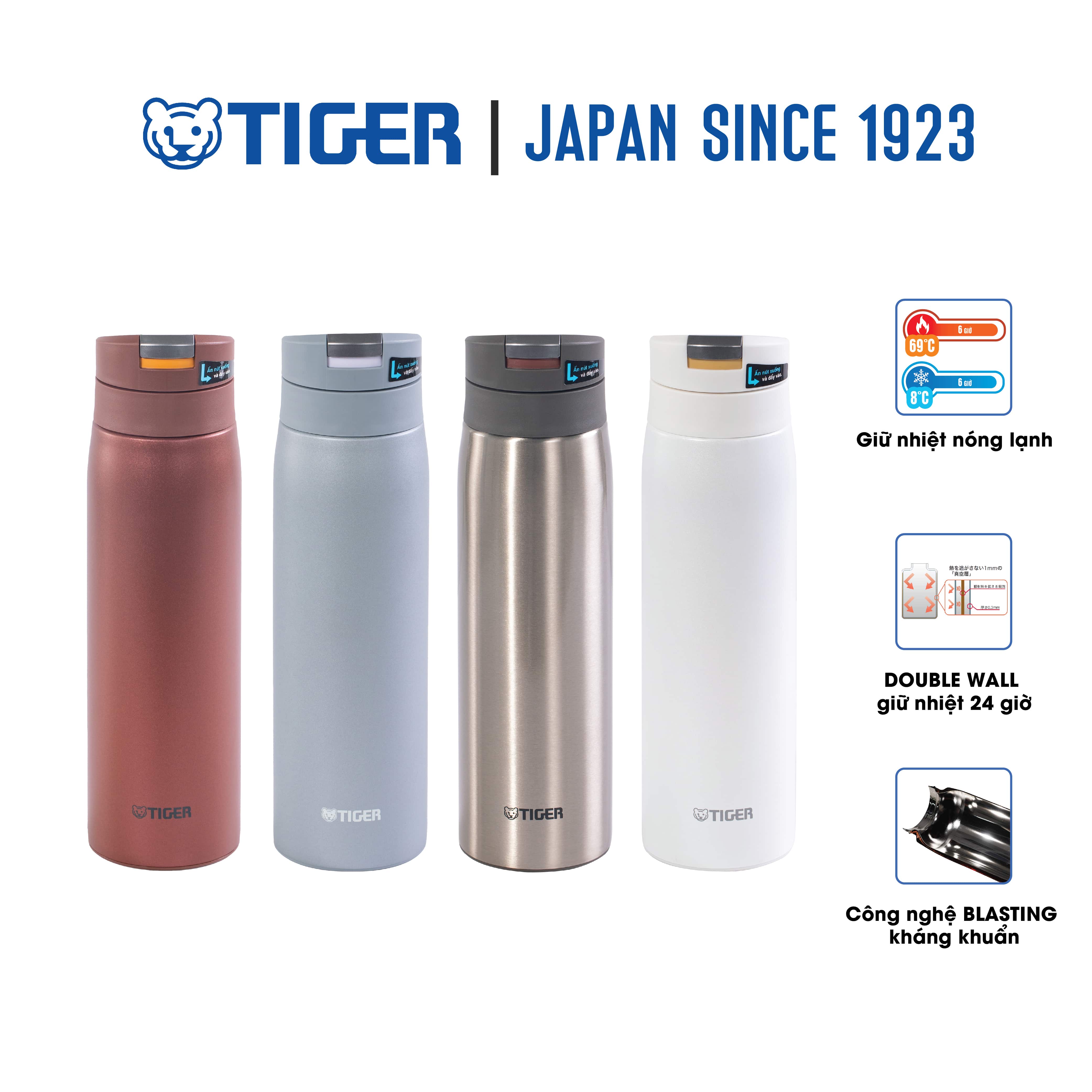 Bình giữ nhiệt lưỡng tính Tiger MCX-A502 (500ml)