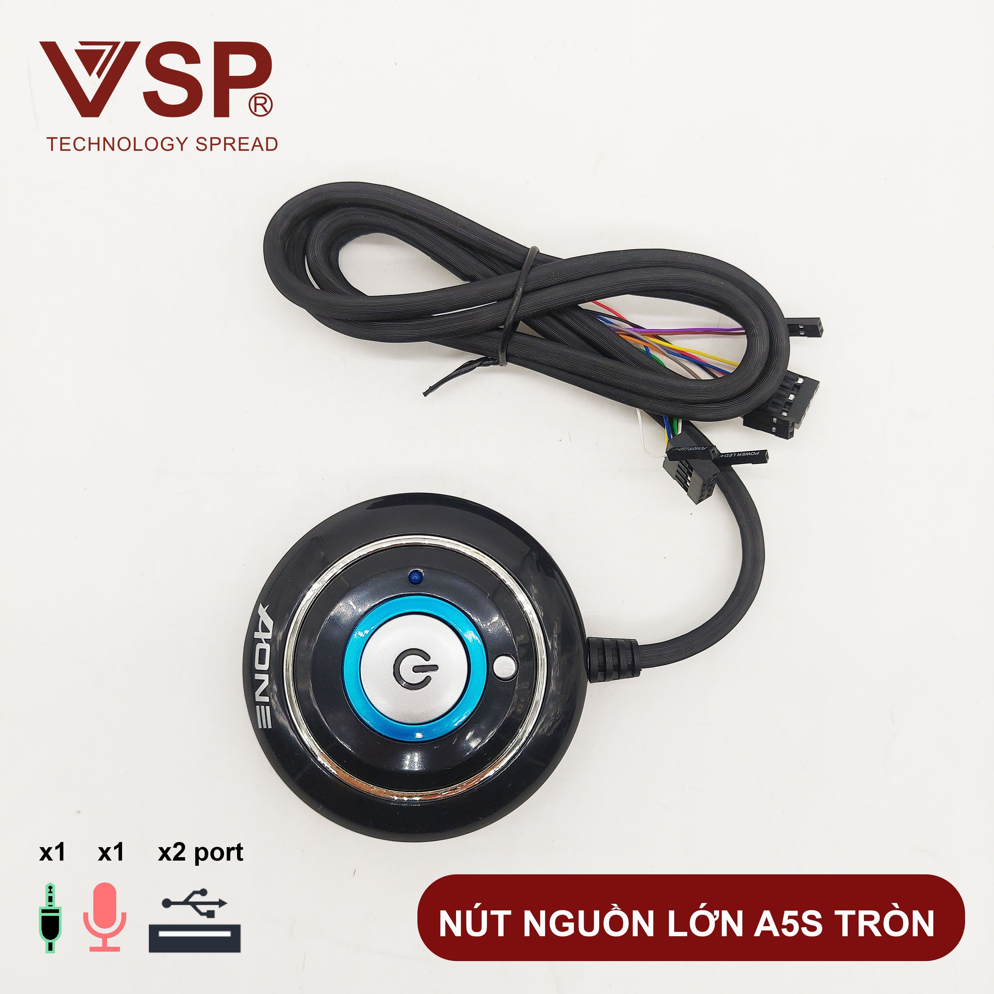 [HCM]Nút Nguồn Aone Loại dán (Tròn và Tam Giác)
