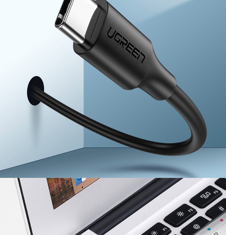 Cáp sạc USB 2.0 A sang USB C Ugreen US287 | Sạc nhanh cho Samsung S21 Xiaomi 11 Pro | Tốc độ truyền 480Mbps | Bảo Hành 1 đổi 1 18 Tháng | 60225 60114 60115 60116 60117 60118 60826 60119 60120 60121 60123