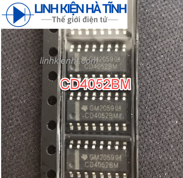2 con ic số cd4052 cd4052bm 4052 sop-16
