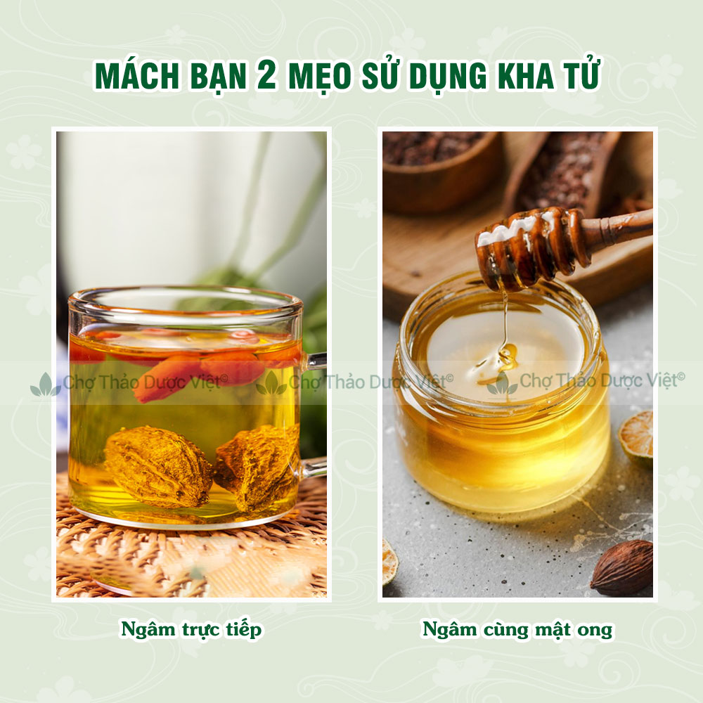Quả kha tử khô 500g, hạt to, sạch, kha tử ngậm ho, dùng nấu siro, hỗ trợ giảm đau họng, khan tiếng