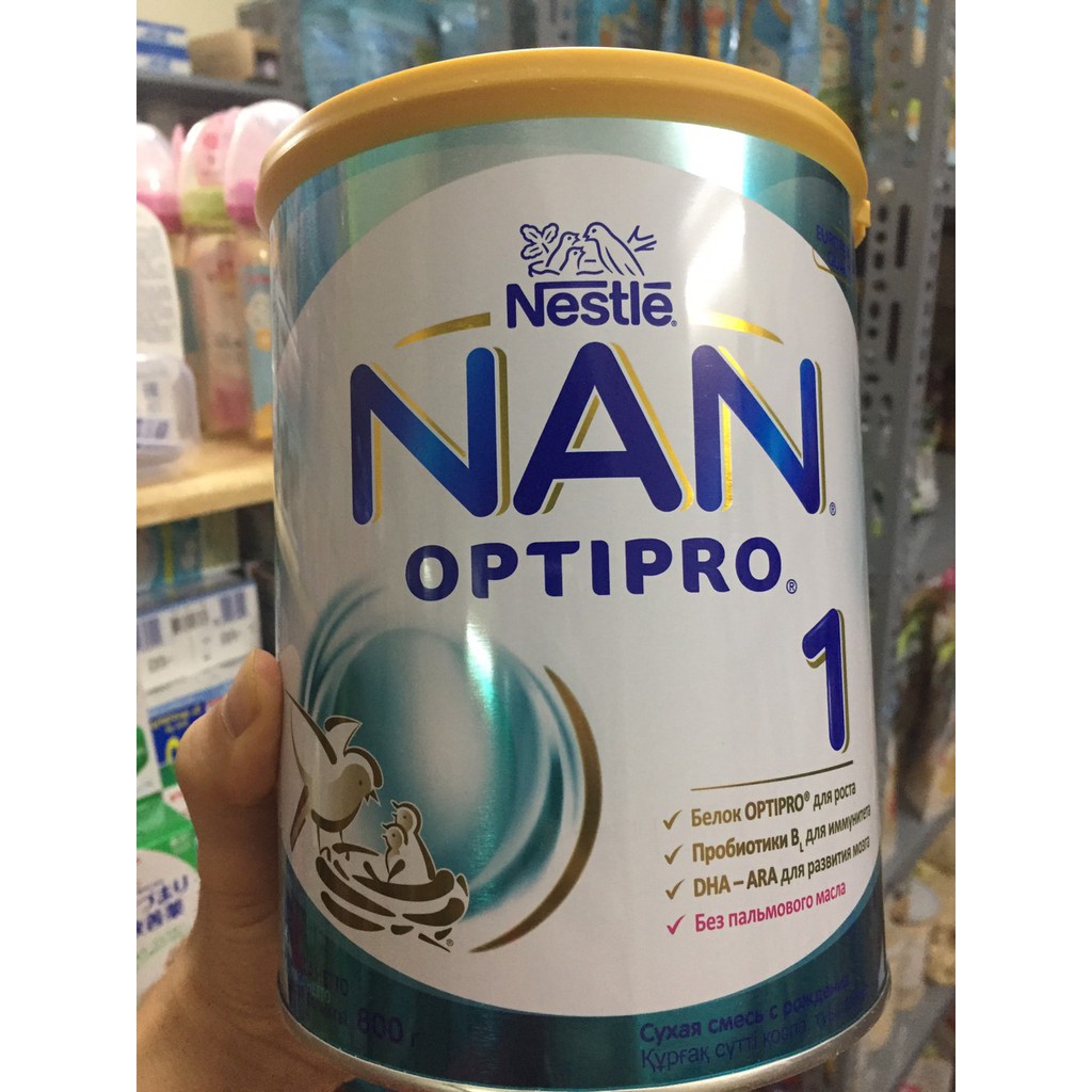 🍼SỮA NAN NGA ĐỦ SỐ 1,2,3,4 800G - Số 3(12-18m) 800gr