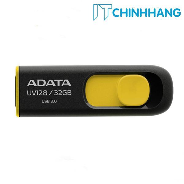 USB ADATA 32GB UV128 Đen Vàng USB 3.0