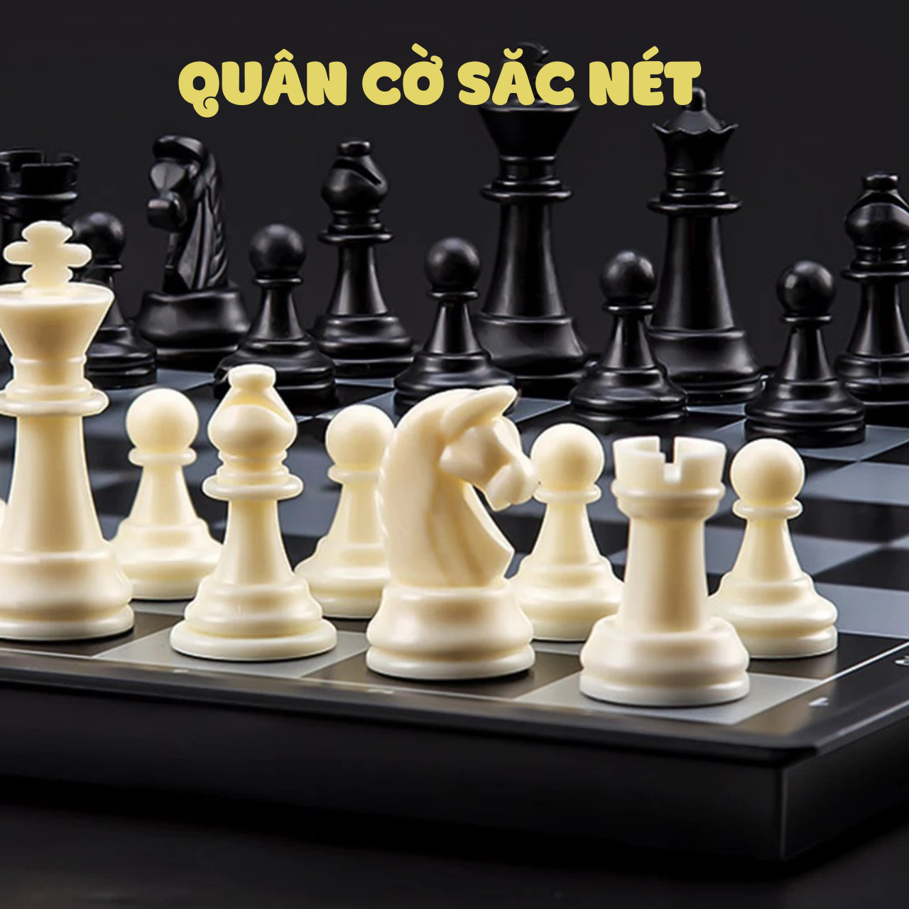 Đồ Chơi Board Game Cờ Vua quốc Tế Nam Châm Có Bàn Cờ Gấp Gọn Nhiều Size Lựa Chọn, Chess Cờ Vua Phát Triển Chiến Thuật Thi Đấu Quốc Tế