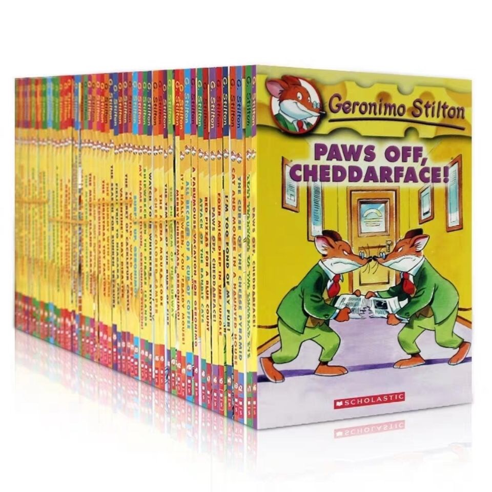 Geronimo Stilton Collection (Series 1-7) - 60q | Nhập Khẩu