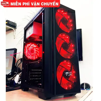 [Trả góp 0%]Case PC Gaming chơi game Live Streamer thiết kế đồ họa làm văn phòng Youtube chuyên nghiệp 2020 cây máy tính PC cấu hình cao chiến Games online offline hay trên thế giới(Chiến thuật trí tuệ nhập vai) 24h không giật lag.