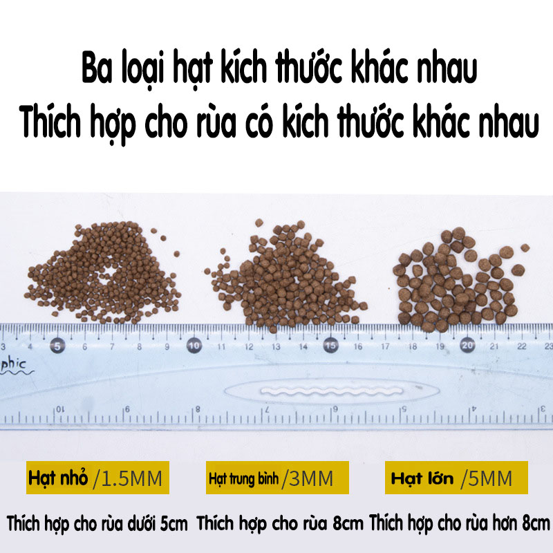 Thức ăn cho rùa nước rùa bán cạn LV BAN