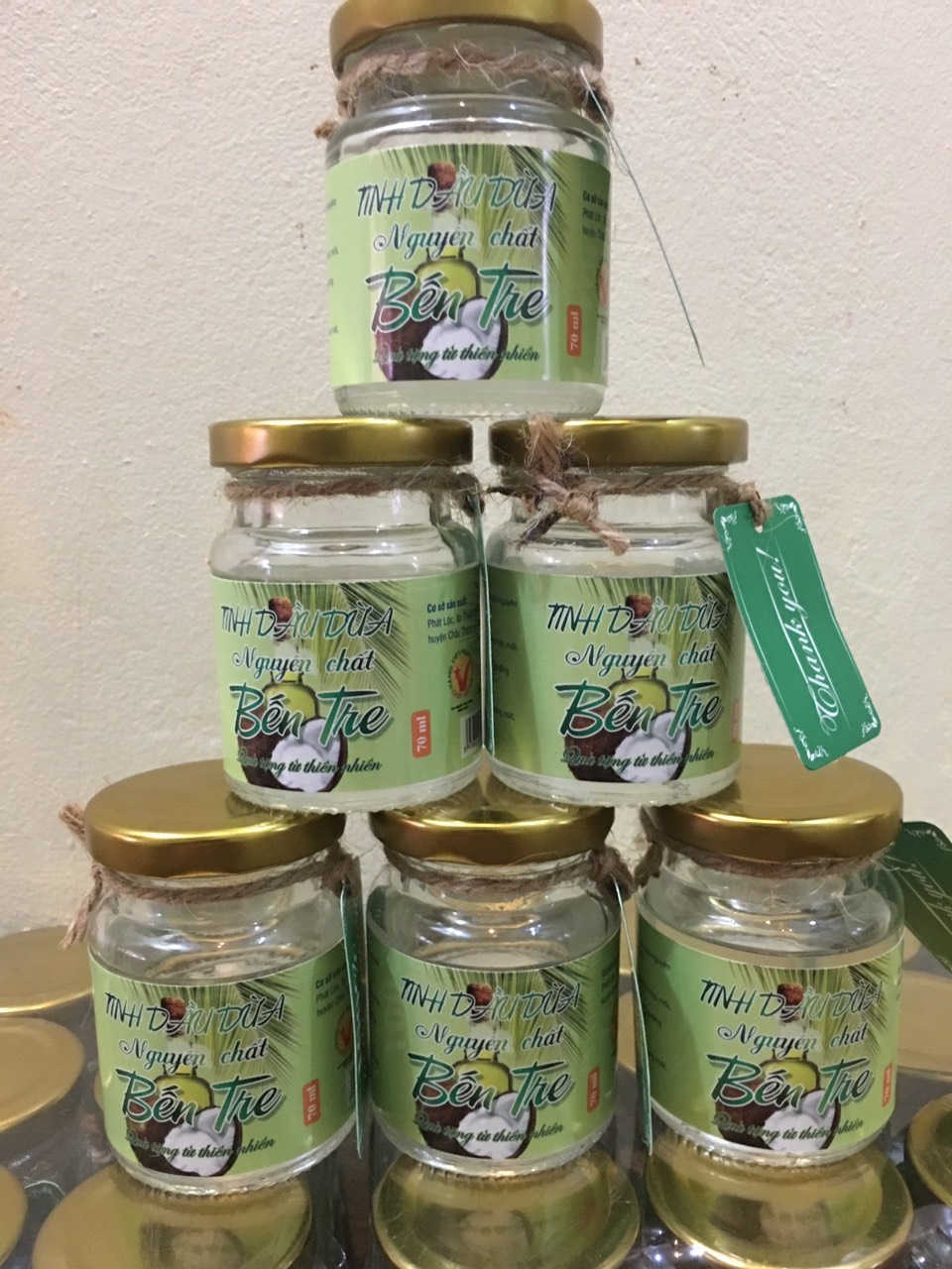 TINH DẦU DỪA BẾN TRE NGUYÊN CHẤT LỌ 70ML