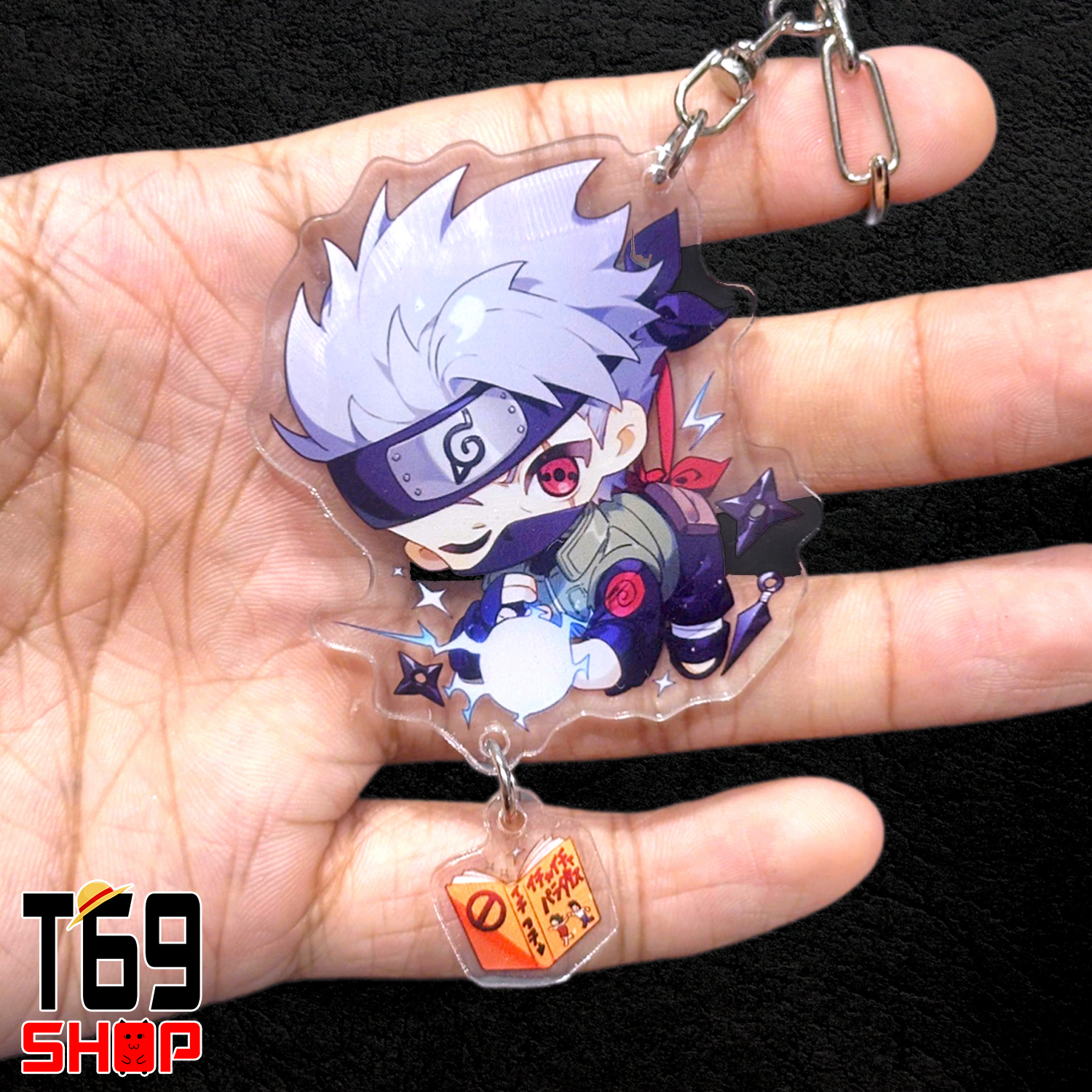 Móc khóa mica anime Naruto - Cute ver (Loại cao cấp - Hình in ép giữa 2 mặt mica) [T69 Shop]
