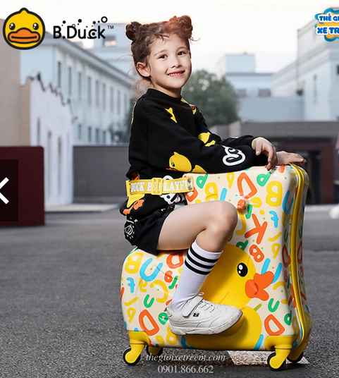 Vali xe ngồi cho bé B.Duck 8180 C