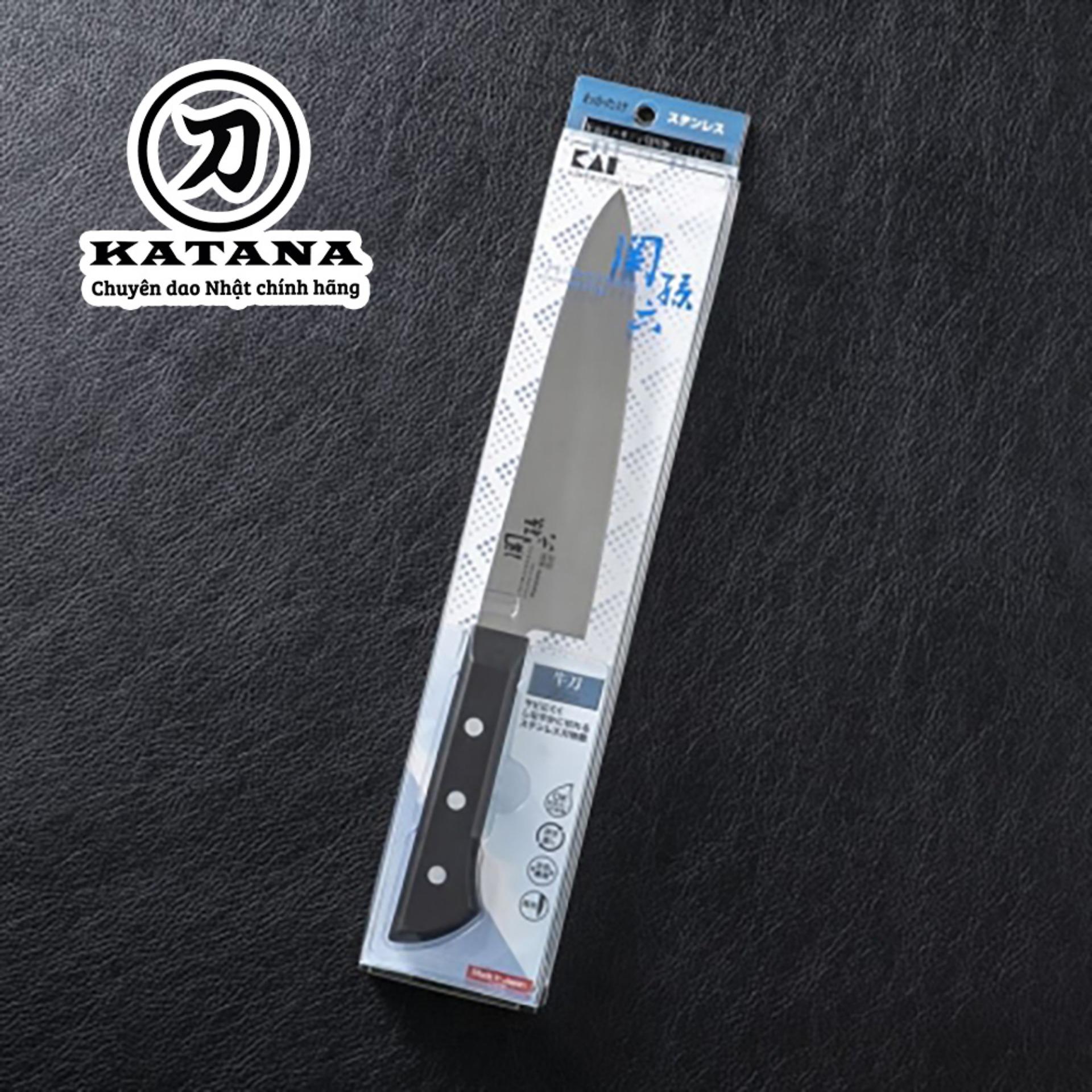 Dao bếp Nhật cao cấp KAI Wakatake Chef - Dao thái thịt cá AB5422 (180mm)