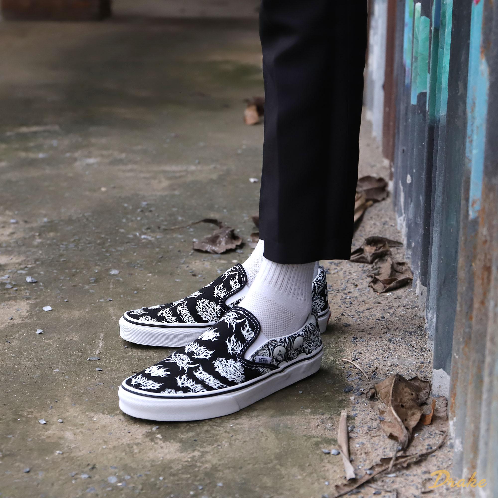 Giày Vans Slip-On Forgotten Bones VN0A4BV3V8V