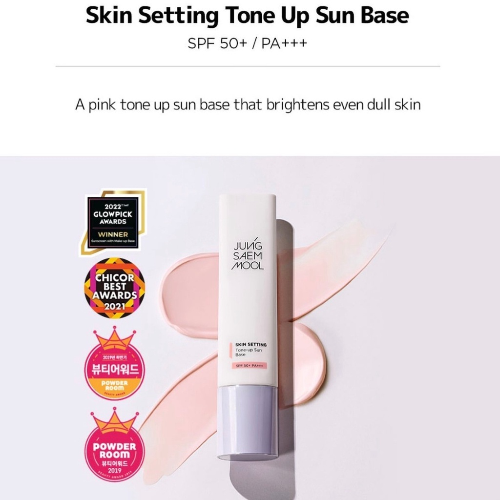 Kem lót Jung Saem Mool Skin Setting Tone Correcting Base 40ml