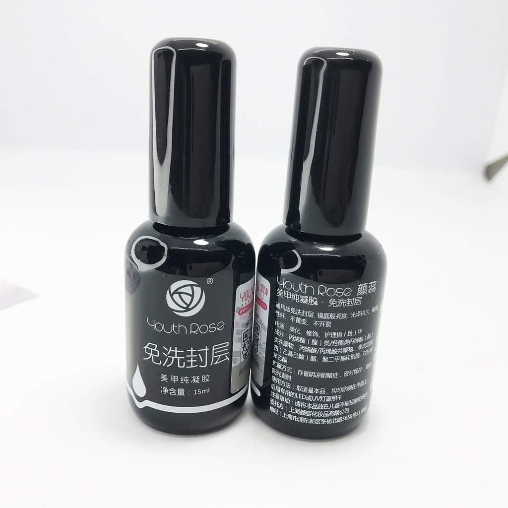 Bộ chai 3 liên kết + Top + Cứng móng hoa hồng