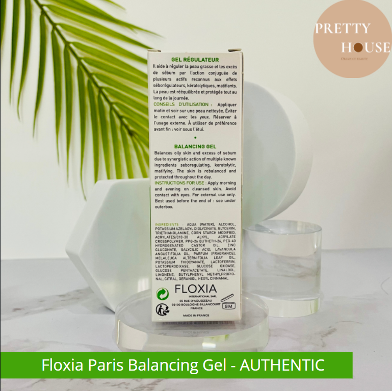 [CHÍNH HÃNG PHÒNG KHÁM DA] Kem ngừa mụn Floxia Balancing Gel Regulator