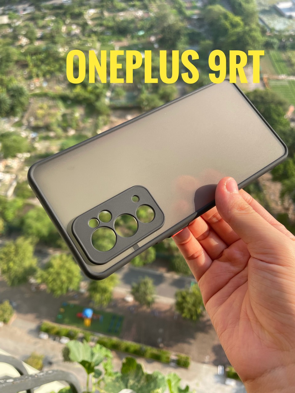 Ốp lưng nhám cho Oneplus 9RT viền dẻo chống sốc, bảo vệ Camera