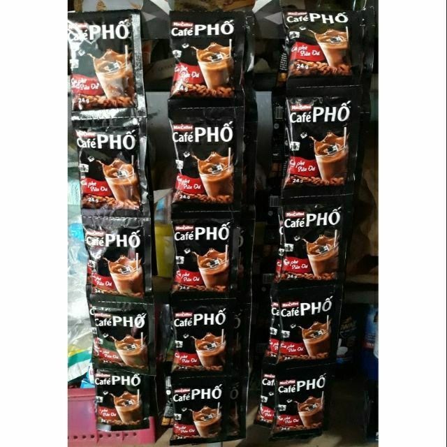 Cà phê phố sữa đá dây 24g * 10 gói