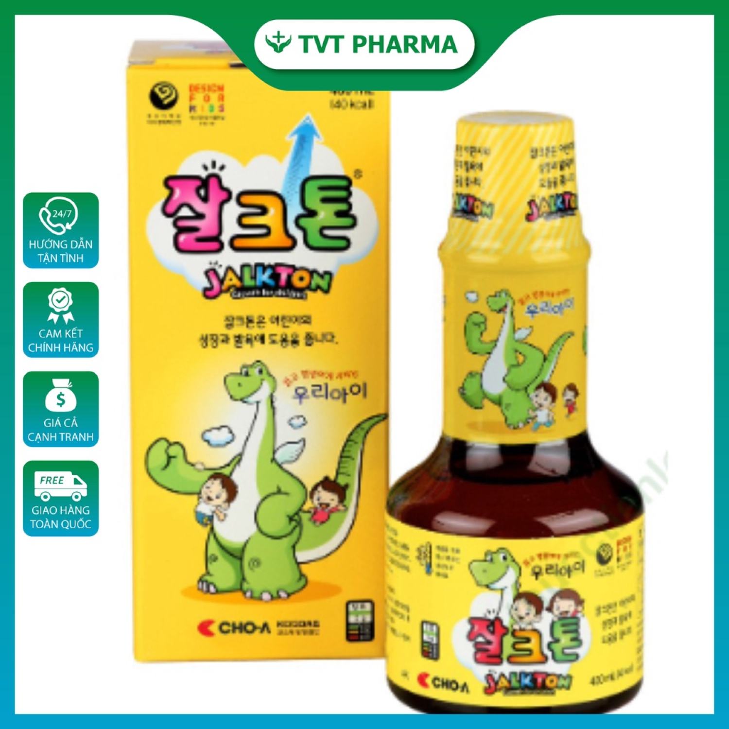 Siro Jalkton Growth For Children Cho-A Bổ Sung Vitam, Khoáng Chất Cho Trẻ