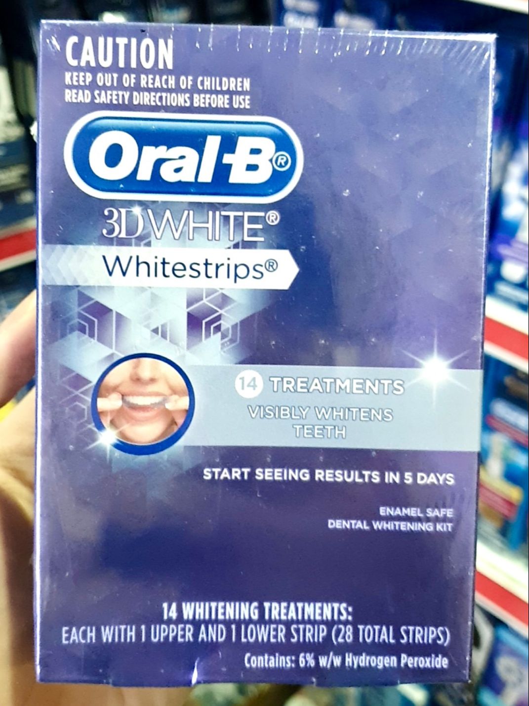 Miếng Dán Trắng Răng Oral-B 3DWhite WhiteStrips