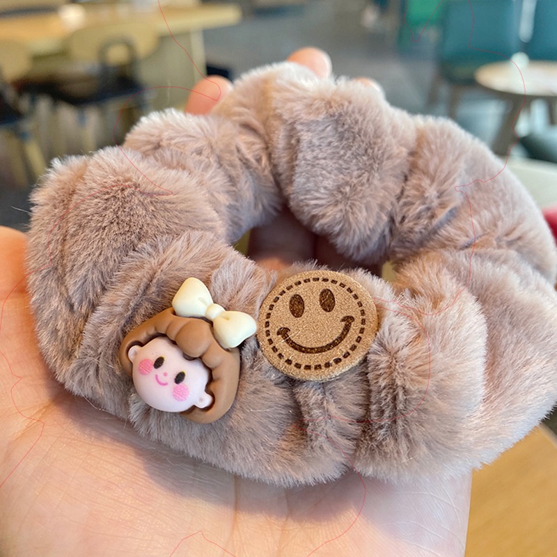 Cột tóc lông mềm hình con vật cute
