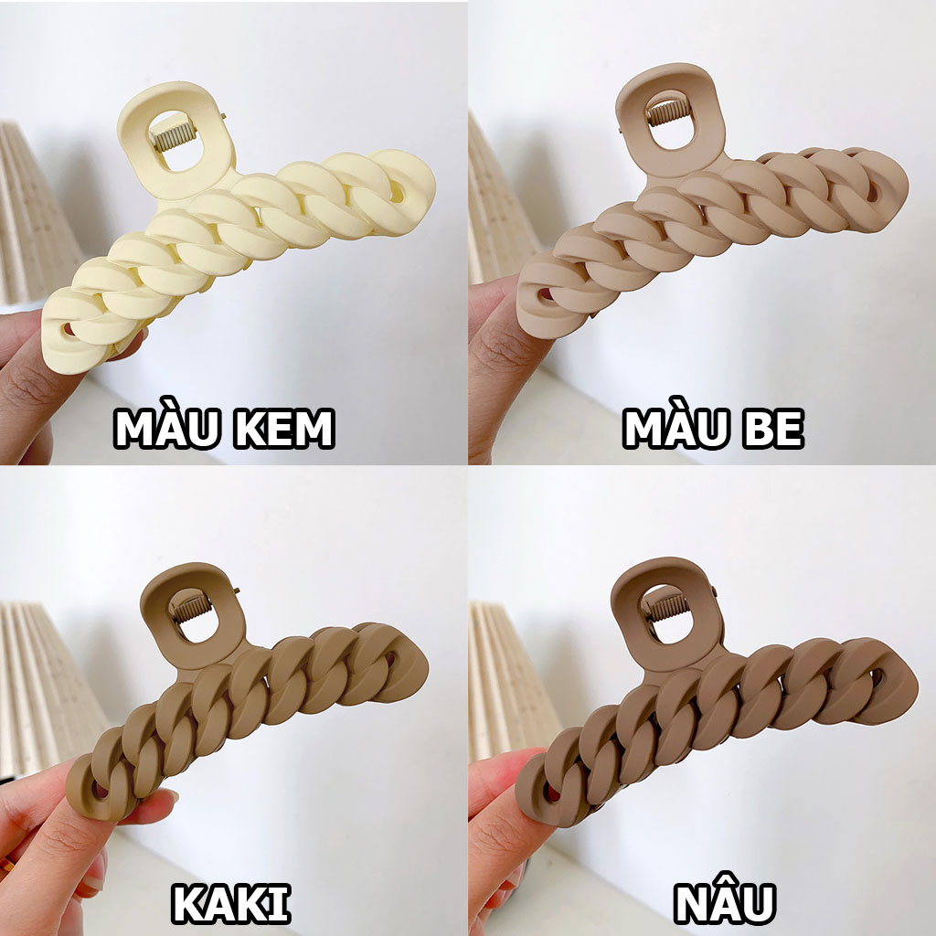 Kẹp tóc xoắn xích phong cách