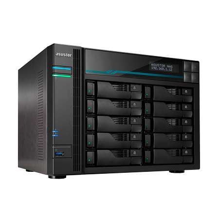 Thiết bị lưu trữ dữ liệu truy cập mọi nơi ASUSTOR NAS LOCKERSTOR 10 AS6510T