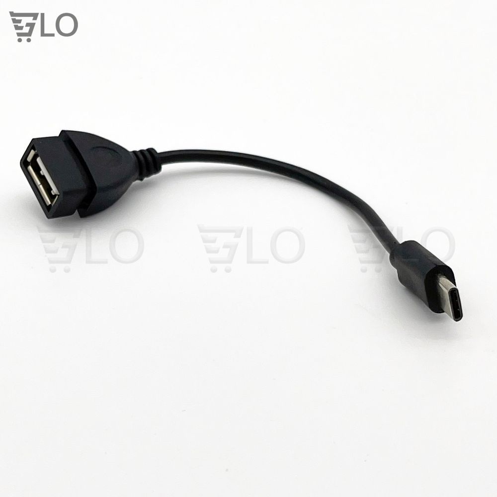 Cáp chuyển otg cổng type-c sang usb 10cm