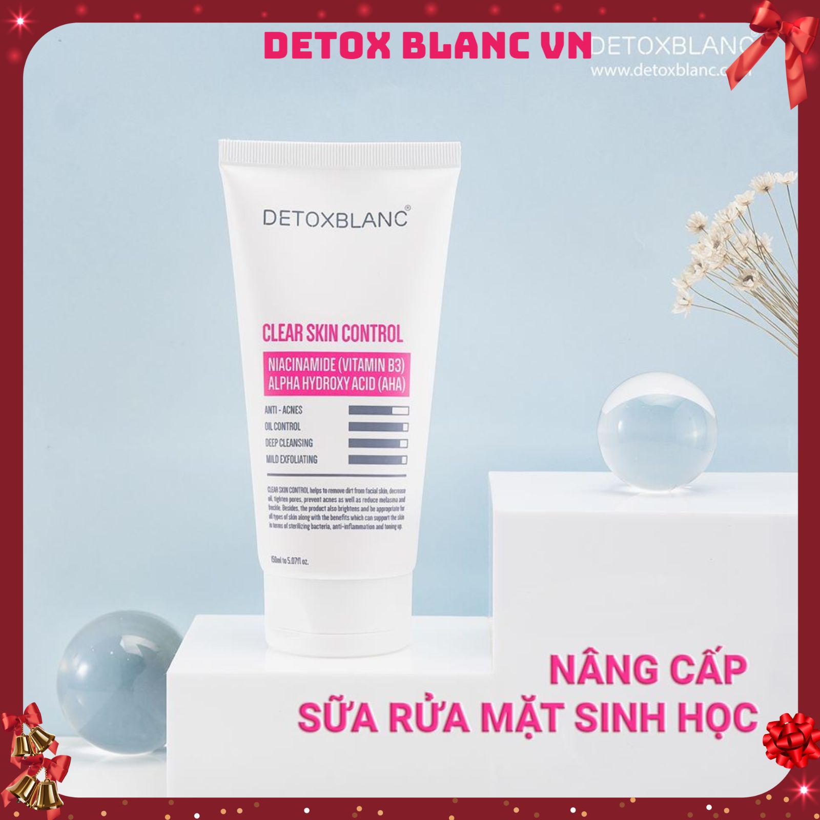 Sữa rửa mặt Detox BlanC Clear Skin Control (150ml)