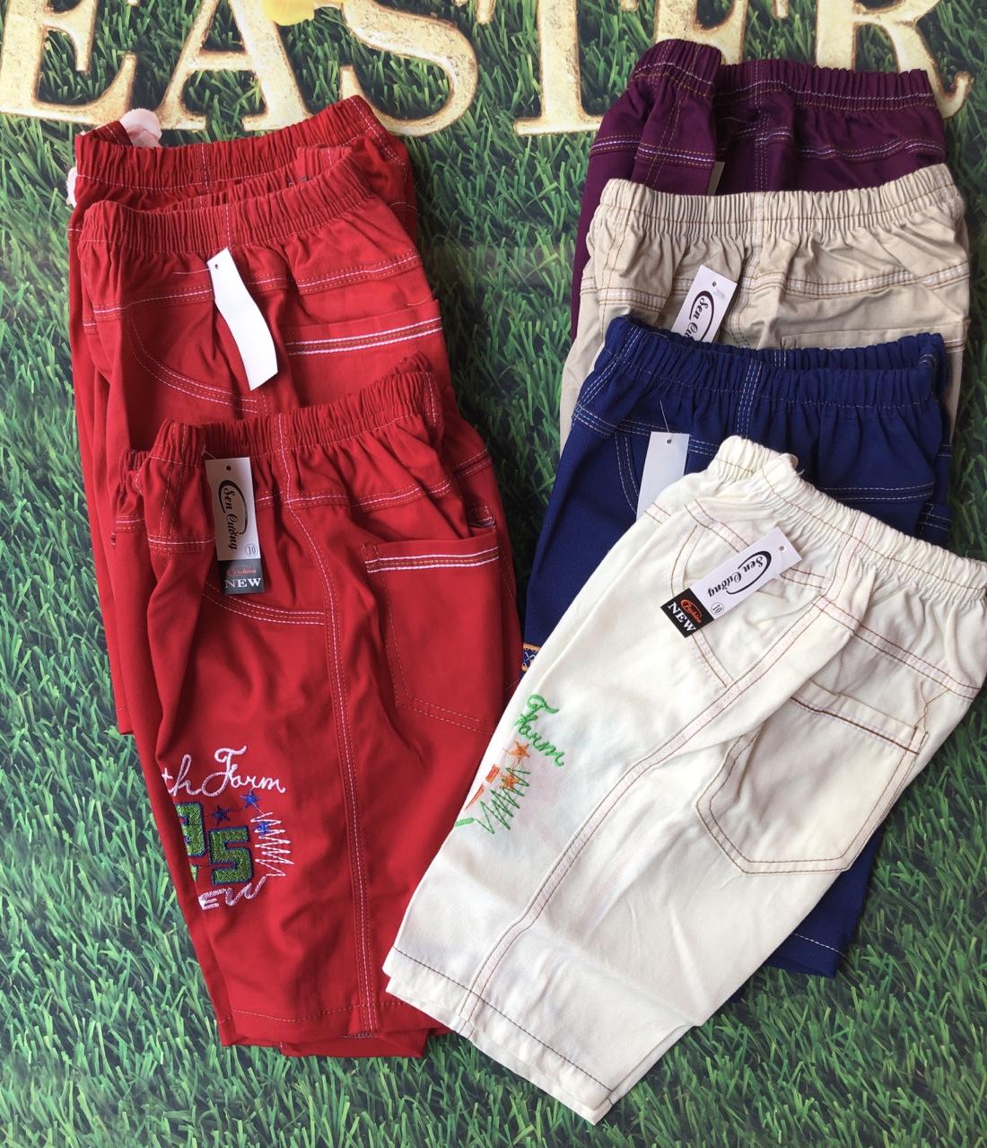 Quần short kaki bé trai từ 23kg - 25kg