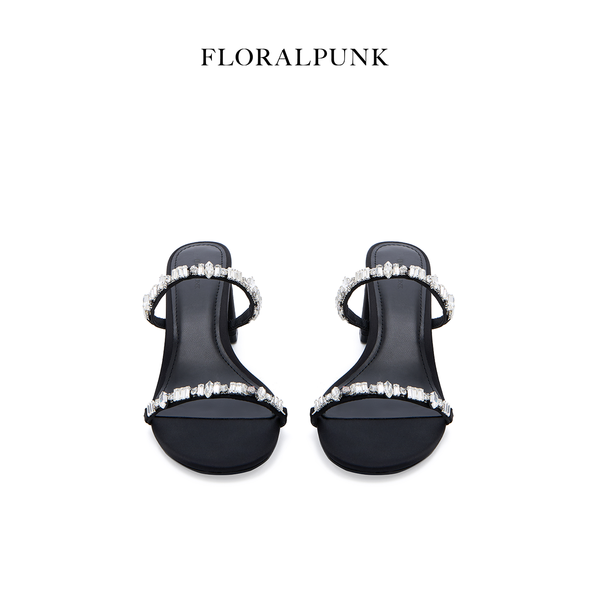Giày Floralpunk Daphne Mules - Black