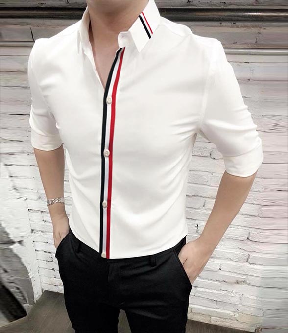 [HCM]Áo Sơ Mi Nam trắng cao cấp