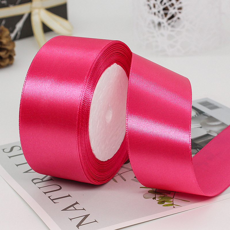 (Sỉ cuộn 22 mét) Ruy băng lụa satin bản rộng 4cm loại đẹp
