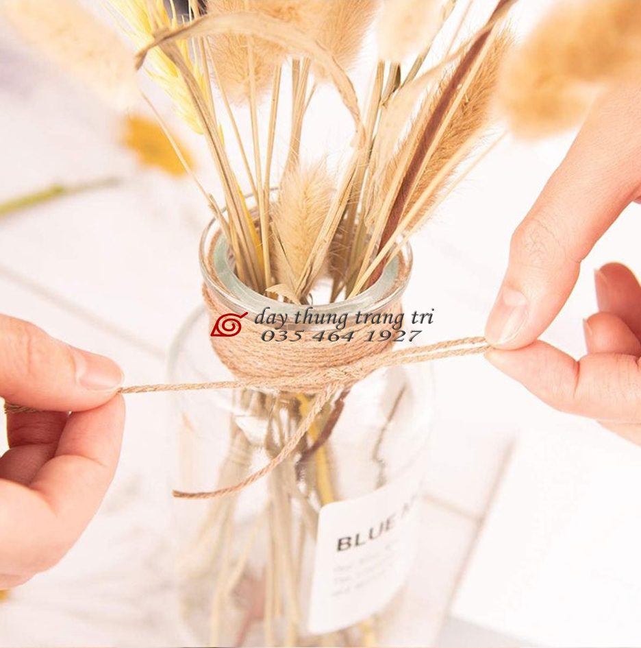 [Khuyến mãi] Dây thừng 2mm, cuộn 10m, dây thừng decor, làm handmade, trang trí