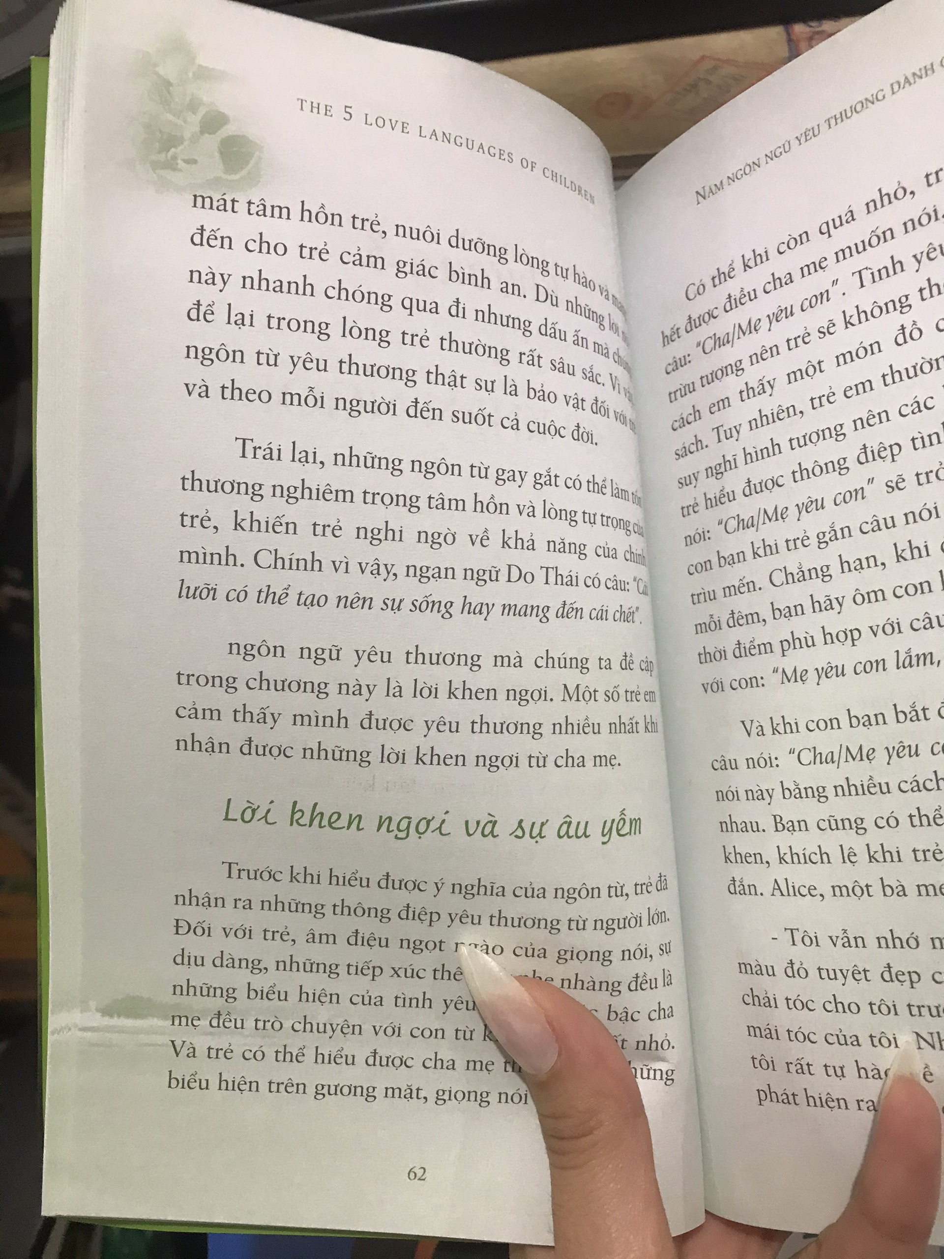 5 ngôn ngữ yêu thương dành cho trẻ em