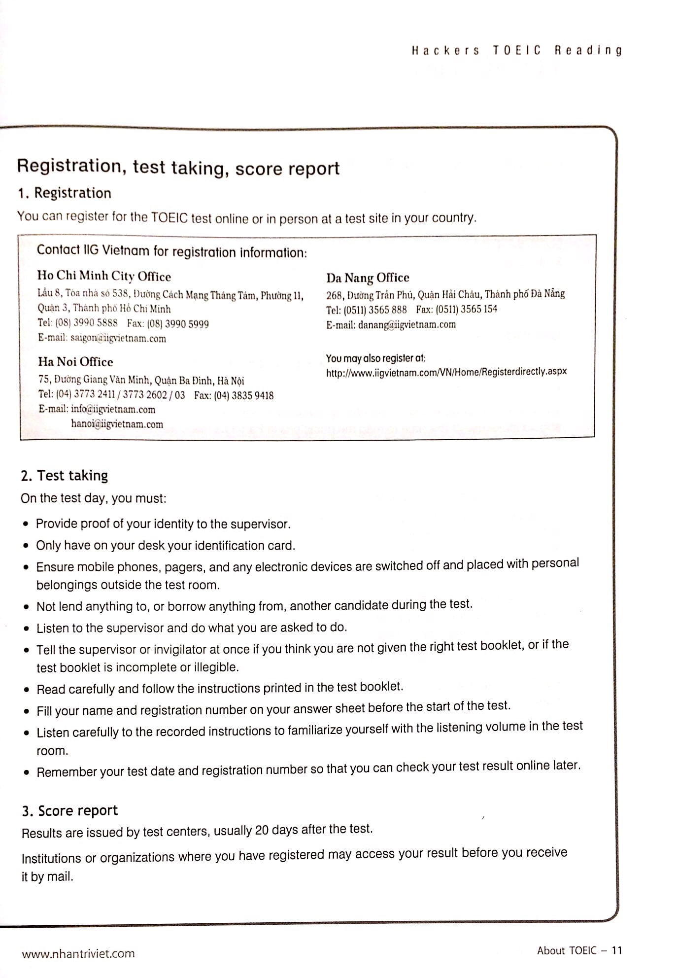 Fahasa - Hackers TOEIC Reading