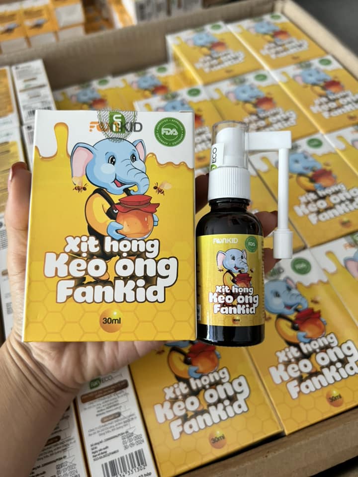 XỊT HỌNG KEO ONG 30ml